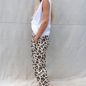 Leopard Print Women's Pants